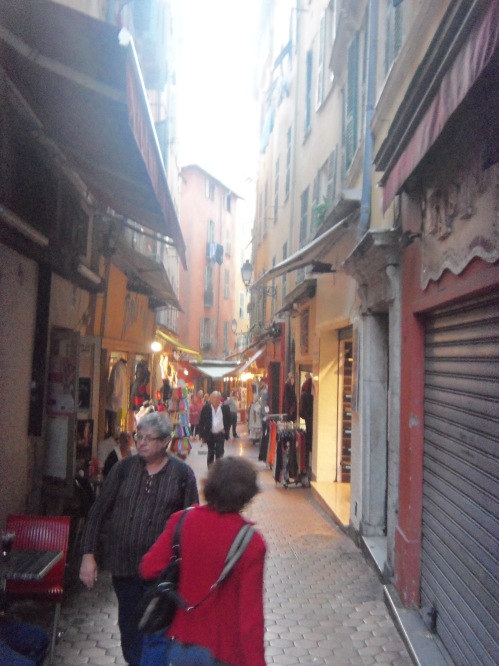 so many shops down those narrow streets